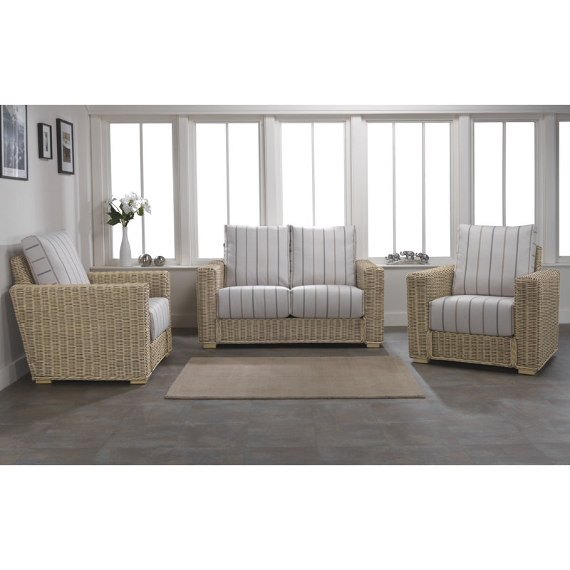 Highland Dunes Dizon 3 Piece Conservatory Sofa Set Wayfair.co.uk